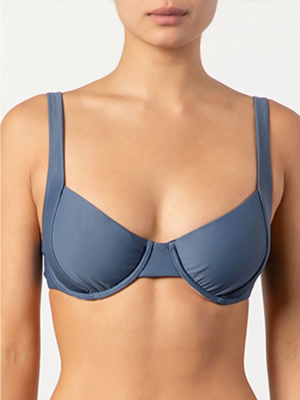 Tigerlily Slate Blue Underwire Scoop Bra Medium